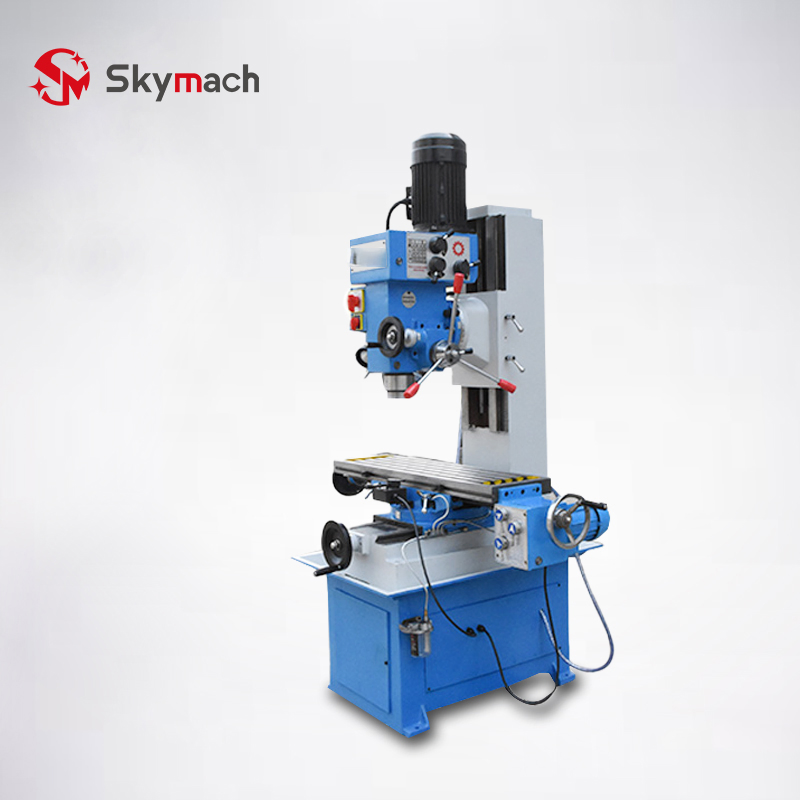 Zx50c Drill Mill Machine Equipped with Power Feed and Dro Readiness for Toolroom Operations, Fixture Making, and Die Maintenance.