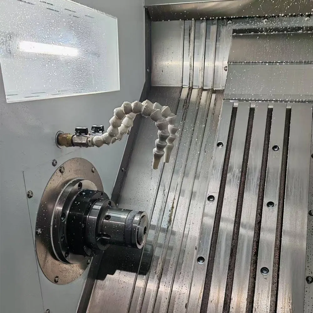 12-Station Turret Inclined Bed Heavy Duty CNC Turning Center with 550 mm Turning Length