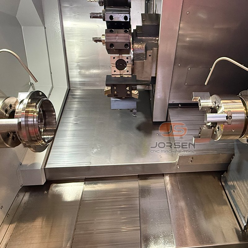 Turning Center Tck900 Swiss Type CNC Lathe Machine with Double Spindle Option
