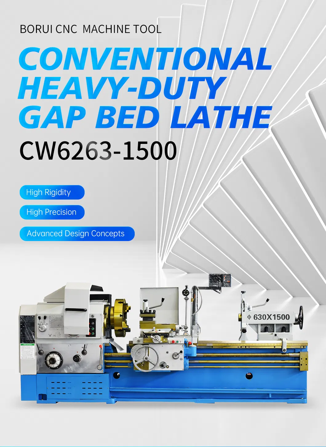 Heavy Duty Manual Lathe Machine