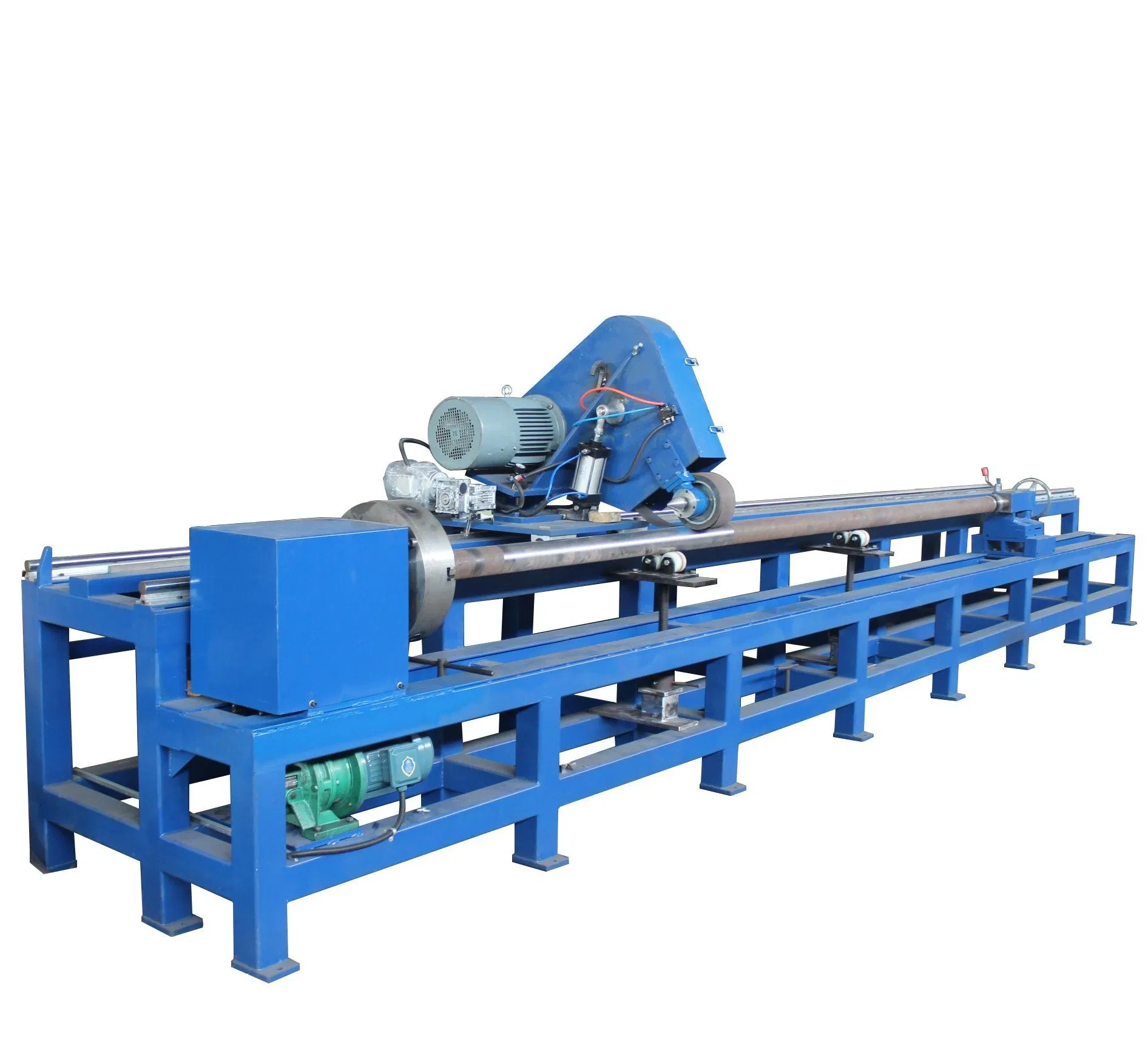 Round Pipe Tube Cylinder Rod Outside Surface Grinding Polishing Machine
