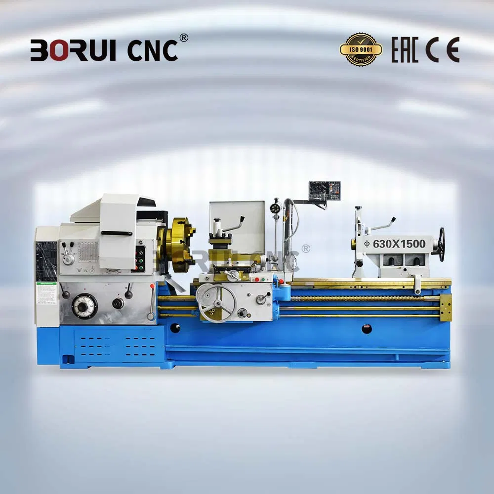 Cw6263 Heavy Duty Manual Lathe Machine with Gap Bed for Metal Turning