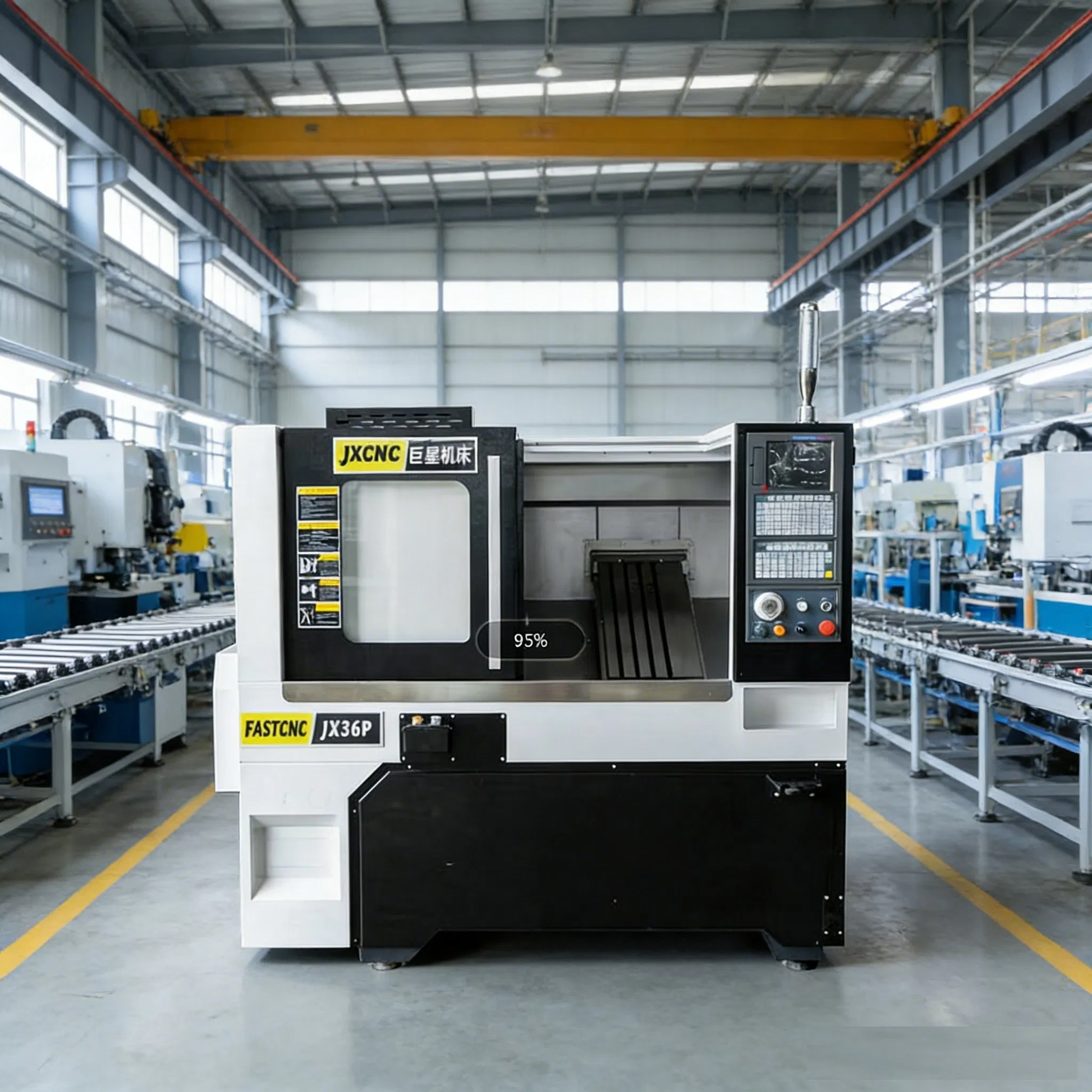 Heavy Duty Automatic Slant Bed CNC Turning Center for Industrial Mass Production