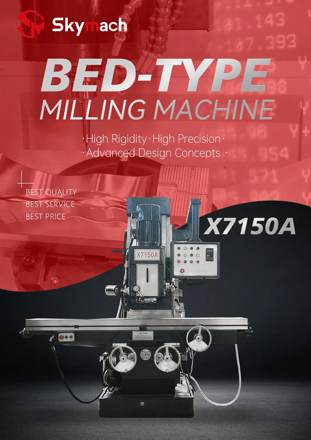 Vertical Milling Machine Front View