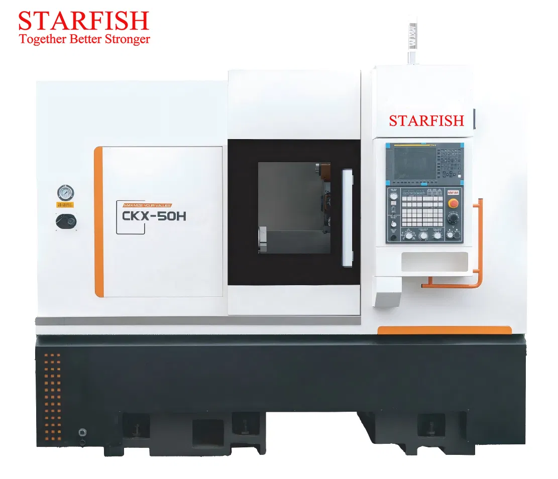 3 Axis Slant Bed CNC Turning Milling Center with Turning Preicision 0.003mm