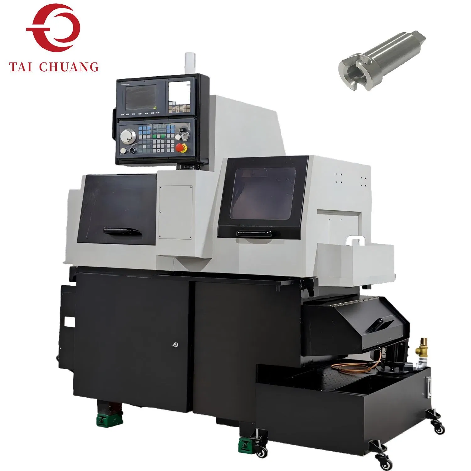 Swiss Type Lathe CNC Sliding Headstock Turning Machine for Micro Parts