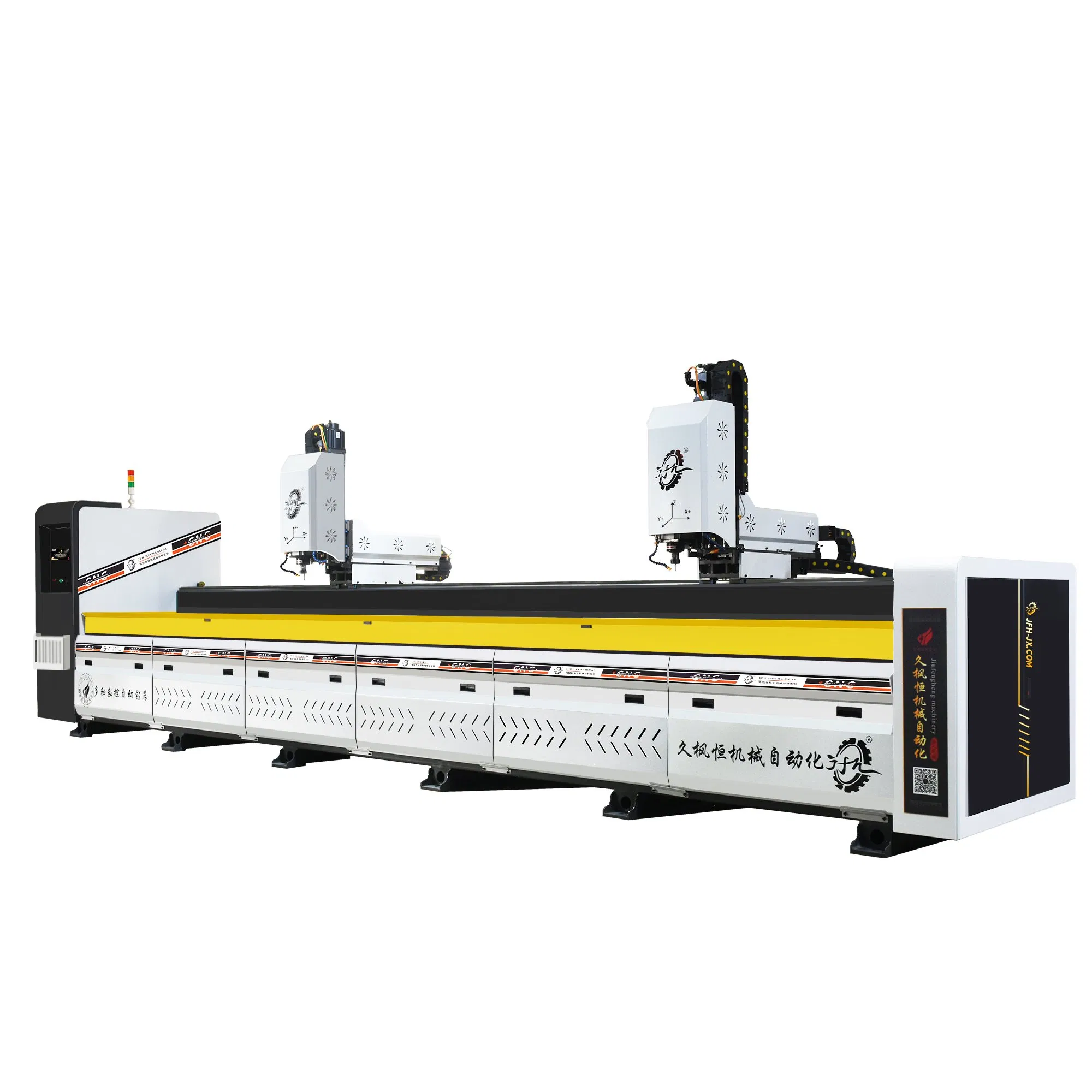FRP Fiberglass PU Polyurethane Profile CNC Drilling Tapping Milling Cutting Machine Center