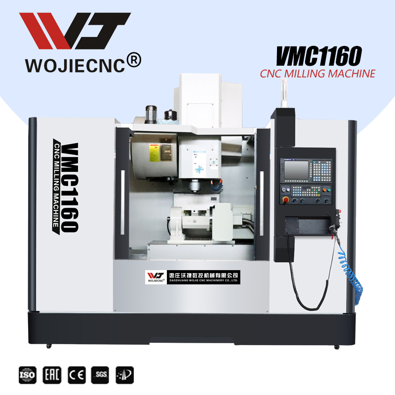 5 Axis CNC Machining Center Vmc1160 Bt40 Spindle 8000rpm 24 Atc Fanuc Multi-Control Options