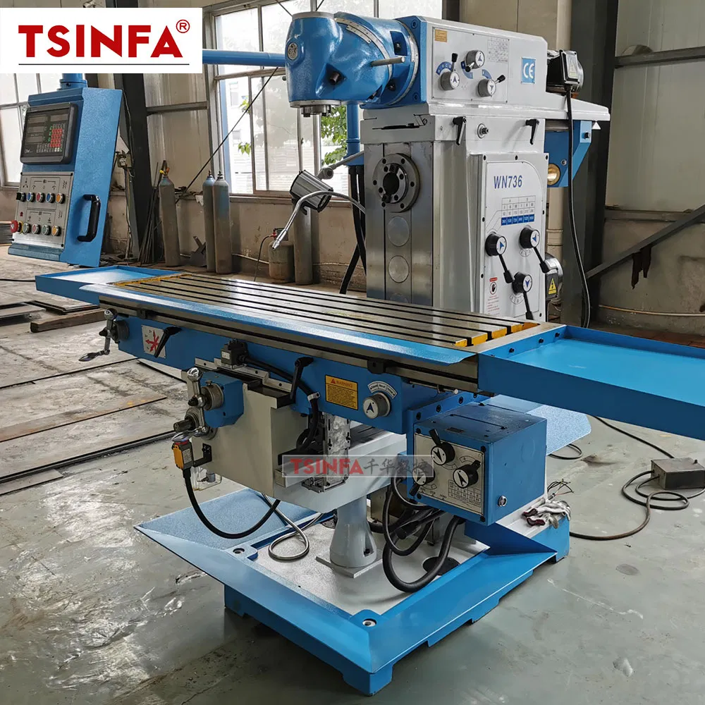 Wn736 High Quality Manual Milling Machine Vertical Universal Milling Machine Hot Sale