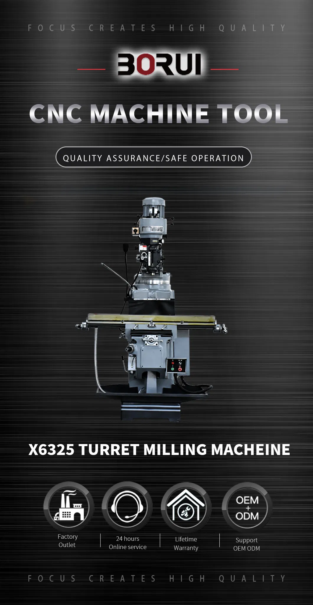 X6325 Vertical Turret Milling Machine