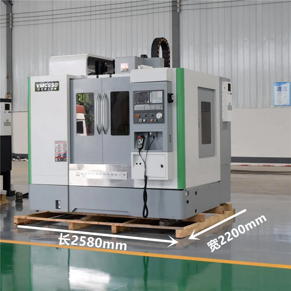 Tengzhou Factory Vmc 650 Single Spindle CNC Machine Tools Vertical Machining Center Fanuc GSK System Siemens Control Vietnam