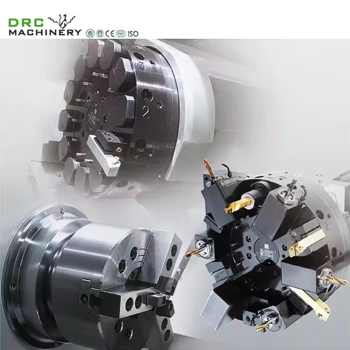 Precision CNC Turning Center with 12 Tool Stations and Fanuc System