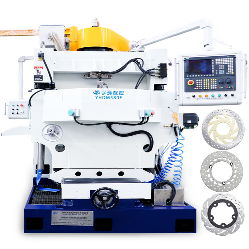 YHDM580F Double Disc Surface Grinding Machine for upper and lower parallel planes of thin ring-shaped parts motorcycle brake disc valve disc φ190~φ320mm
