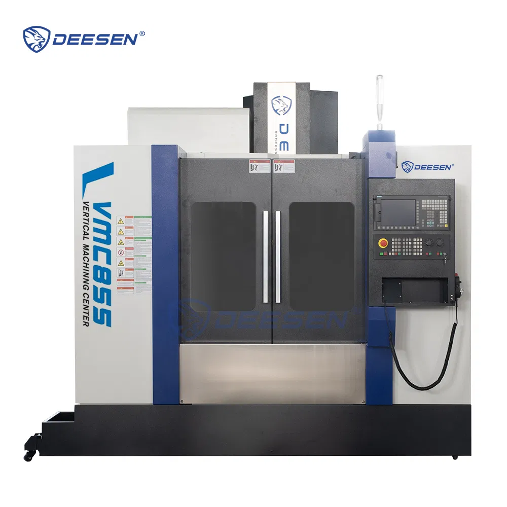 Vmc850 Vmc855 Small Universal Precision Metalworking Vertical Machining Center Fanuc Siemens Mitsubishi GSK Controller CNC Machining Mini CNC Milling Machine