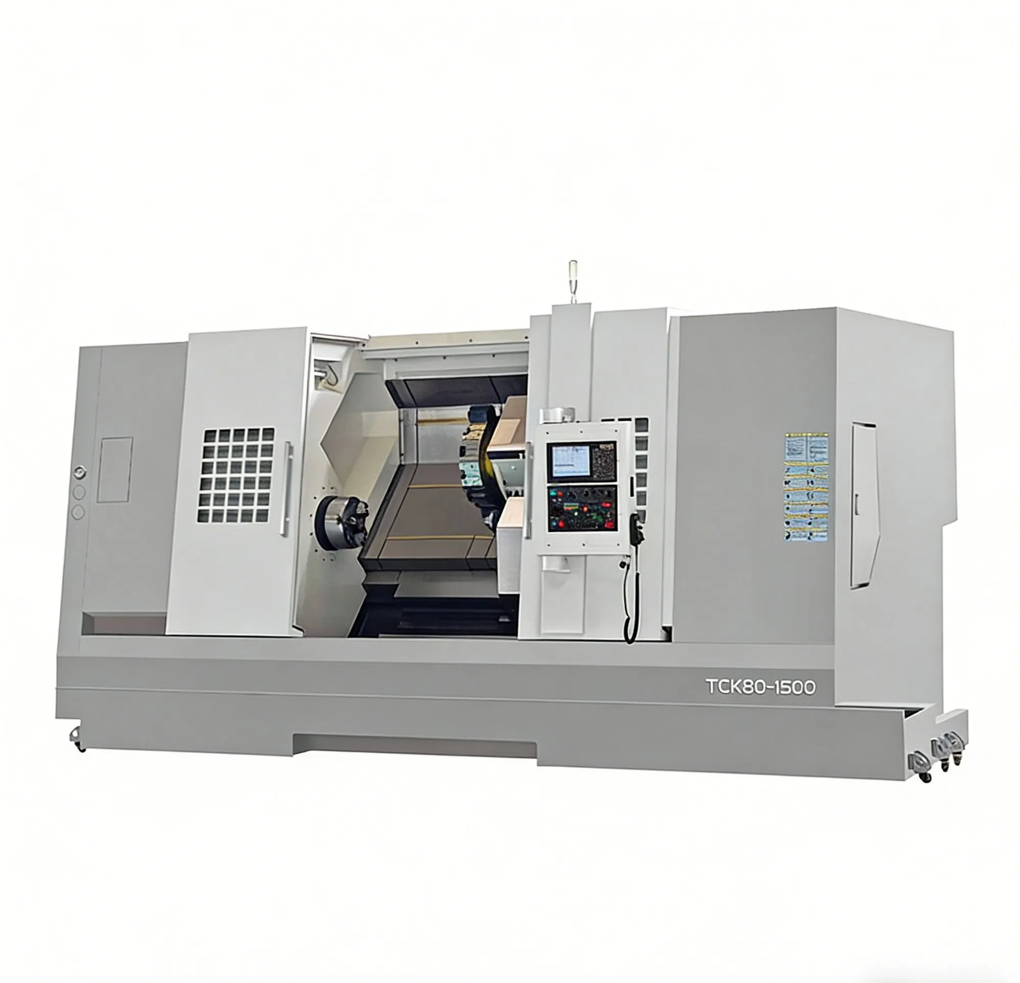 Tck80-1500 Industrial CNC Turning Center for Large Diameter Workpieces