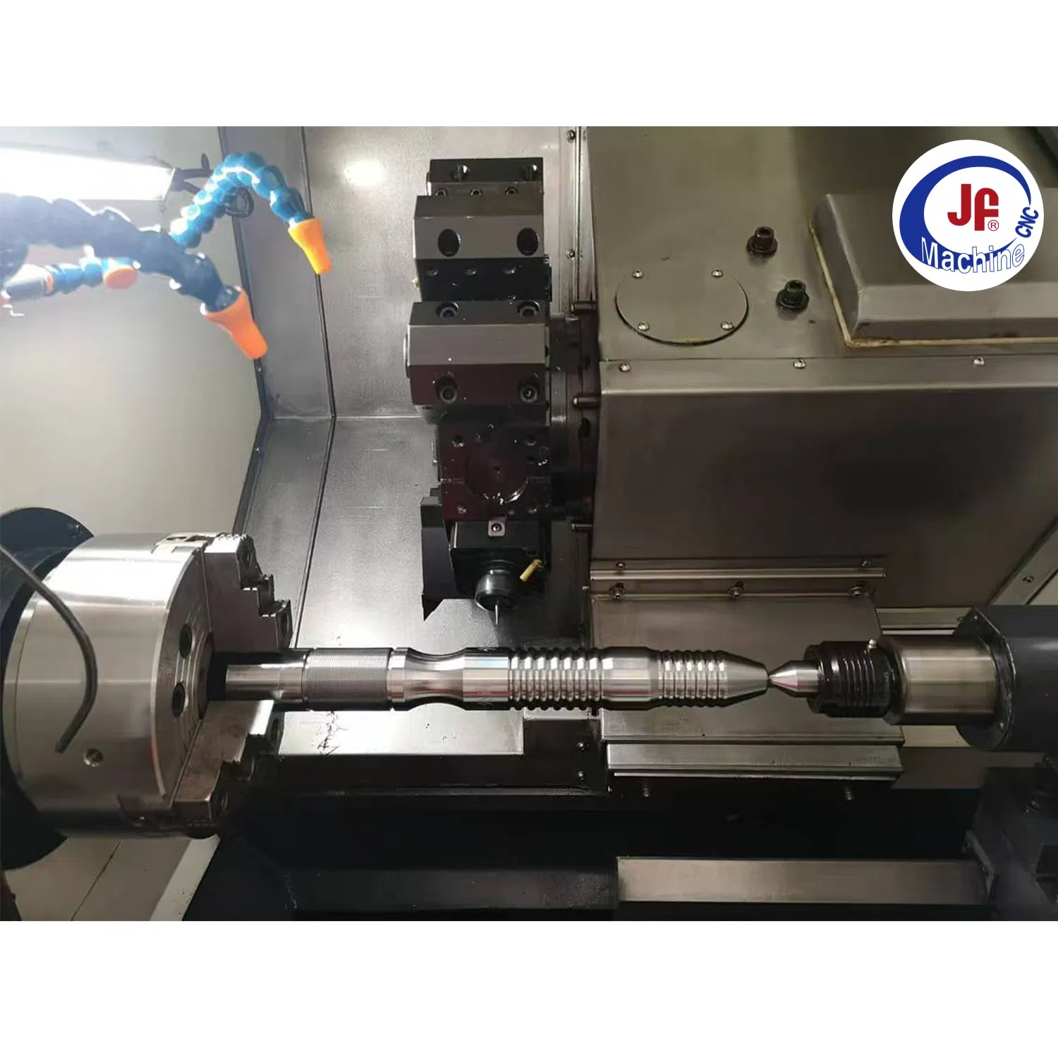 Jinnfa Yk-260m Linear Rail Slant Bed Gang Tool CNC Lathe Milling Combination Machine Tool