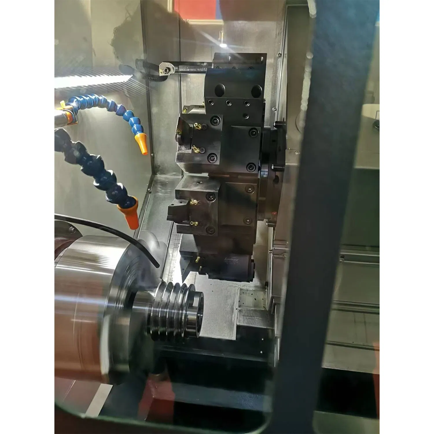 Jinnfa Yk-260m Linear Rail Slant Bed Gang Tool CNC Lathe Milling Combination Machine Tool