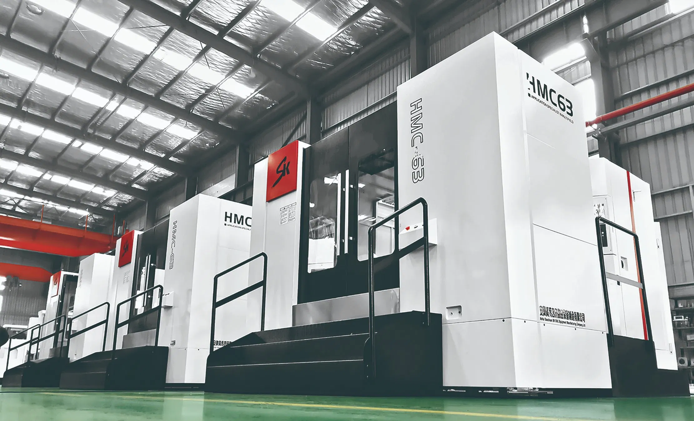 Heavy Duty CNC Horizontal Machining Center Hmc-63 Longitudinal Turning Machine
