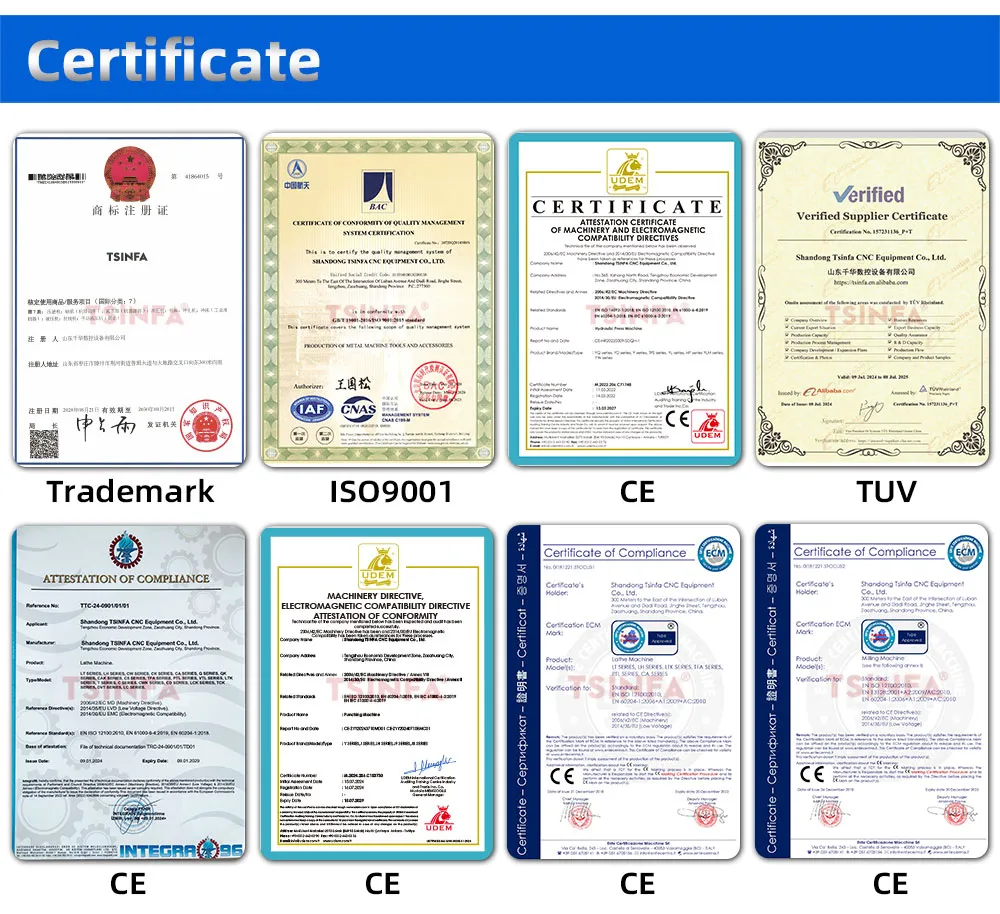 Machine Certifications