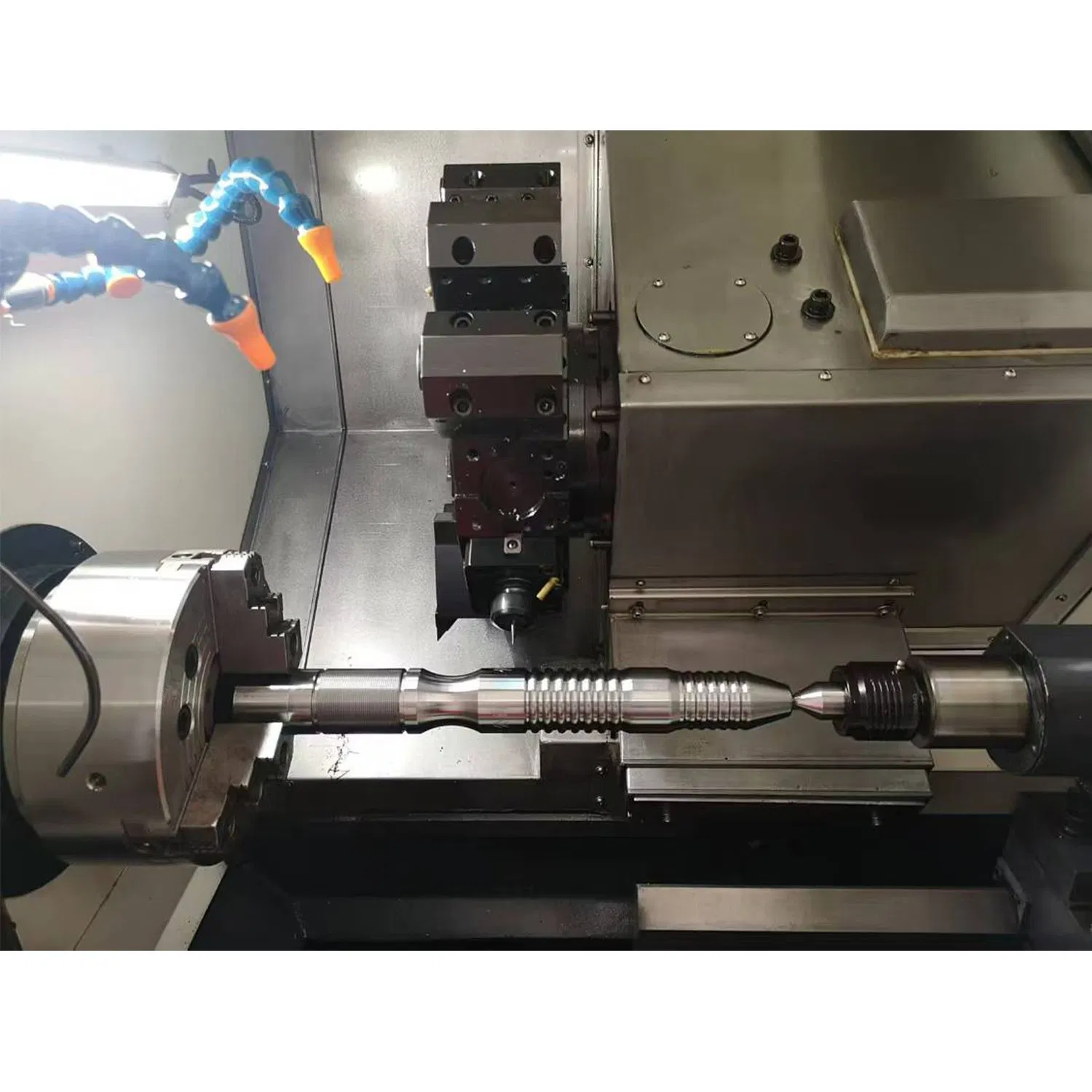 Jinnfa Yk-260m Linear Rail Slant Bed Gang Tool CNC Lathe Milling Combination Machine Tool