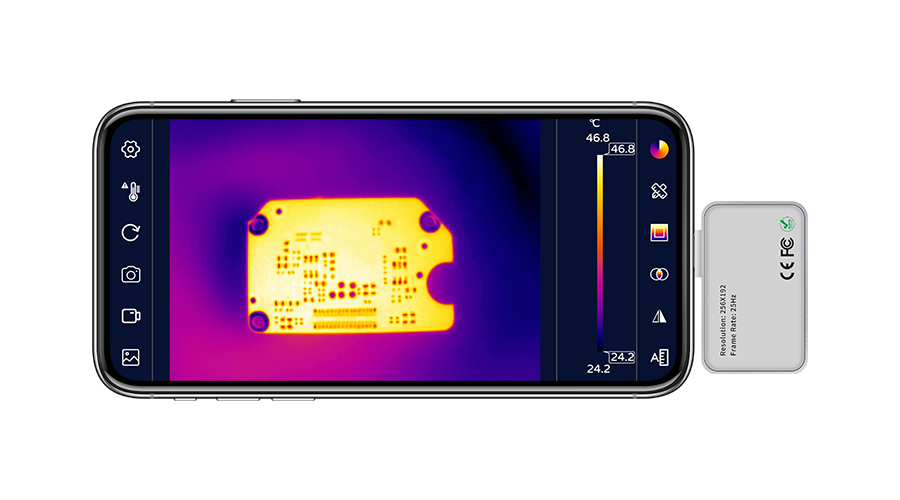 Infrared sensor resolution