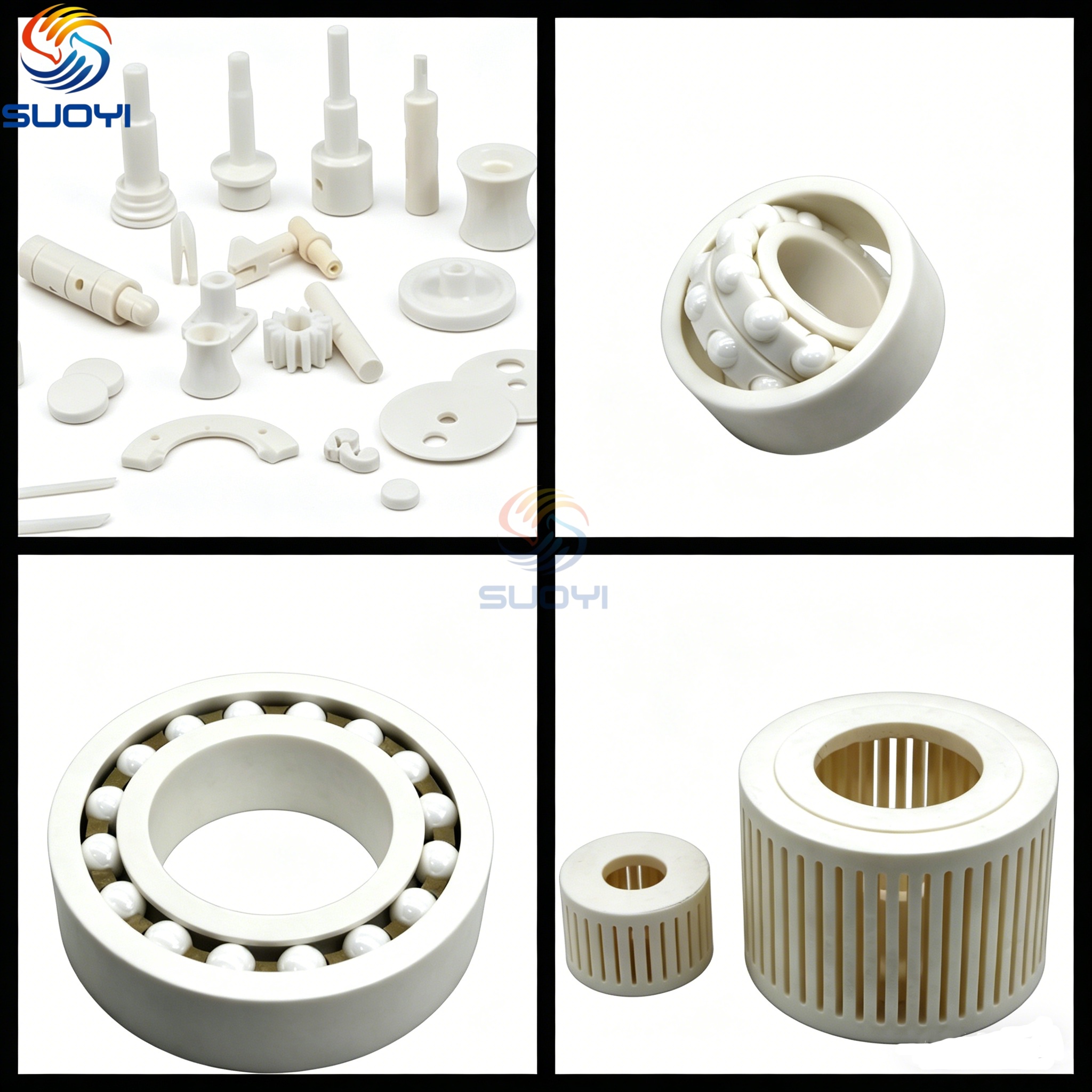 Suoyi High Quality 99% Pure Magnesium Stabilized Zirconia Powder (ZrO2) White MSZ Powder Structural Ceramics Grades