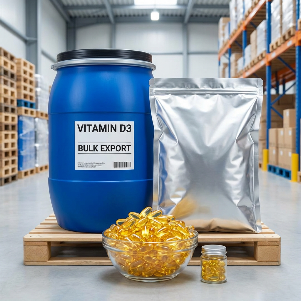 Food Grade Raw Material CAS 67-97-0 100000IU Vitamin D3 Cholecalciferol Powder for Supplement