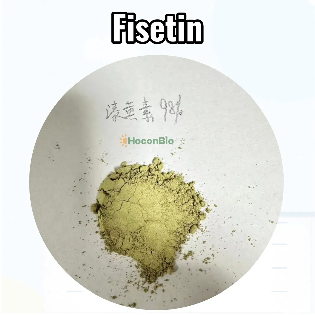 99% Purity Fisetin CAS 528-48-3 Natural Pure Plant Extract Raw Material Fisetin