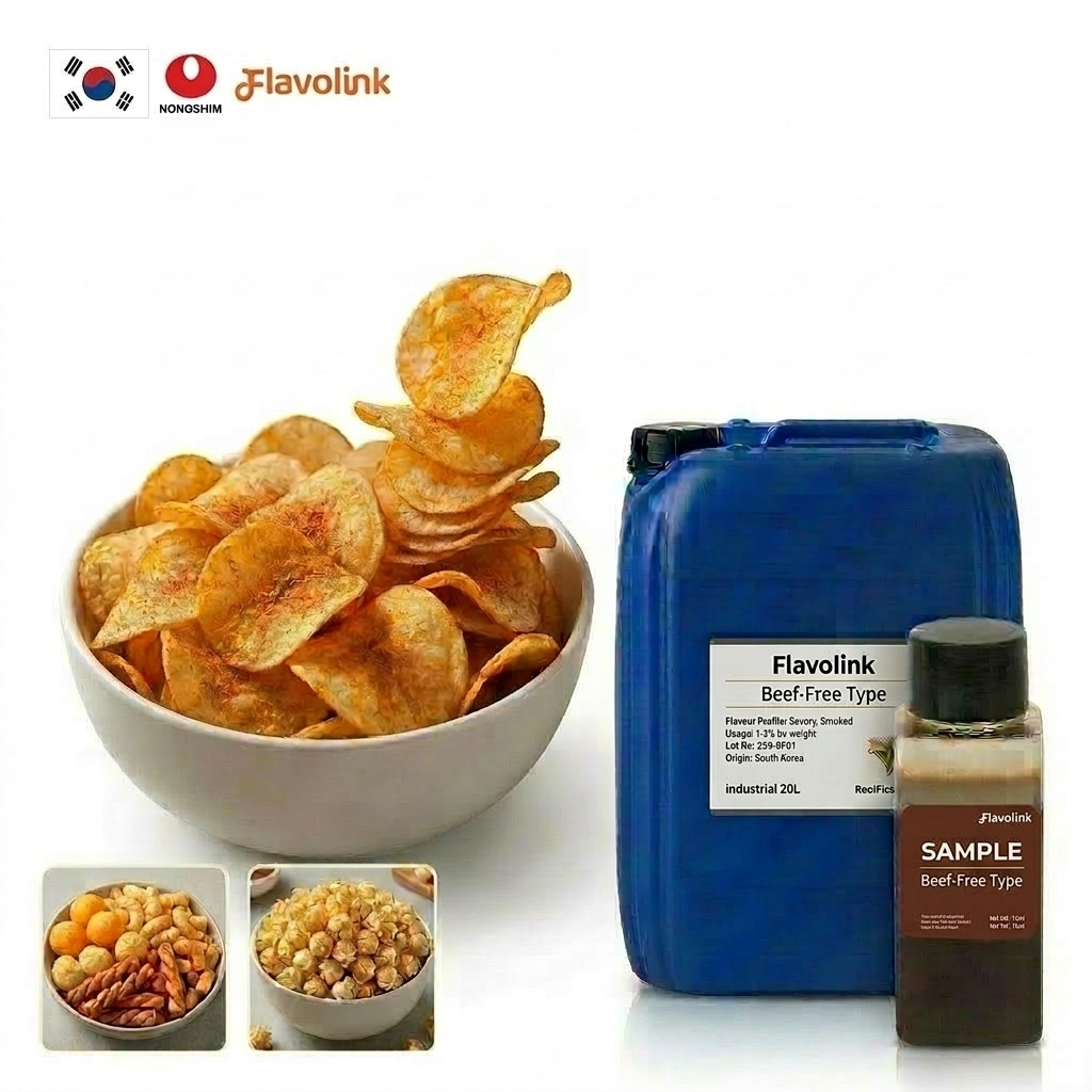 Flavolink Sample Plant-Based Beef Liquid Flavor Seasoning Sauce Amino Acids For Snack Noodles Halal Food Powder Form 12-Month