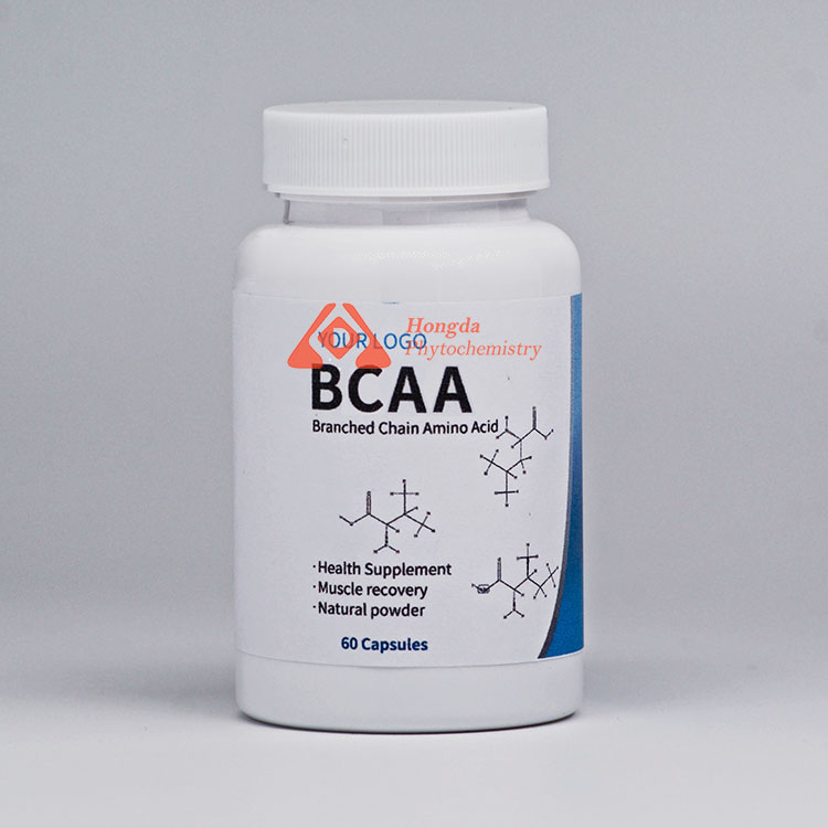 Hongda Supply Amino Acid BCAA 99% Supplement Powder Cas 69430-36-0 BCAA Powder