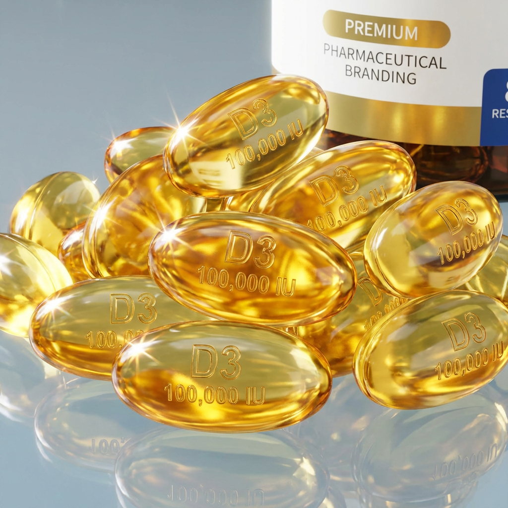 Food Grade Raw Material CAS 67-97-0 100000IU Vitamin D3 Cholecalciferol Powder for Supplement