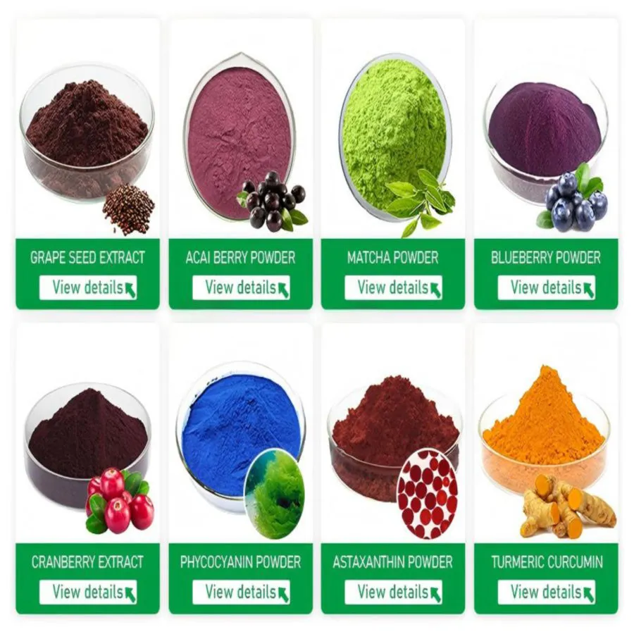 High Purity All Natural 98% Curcumin Raw Material for Antioxidant Products