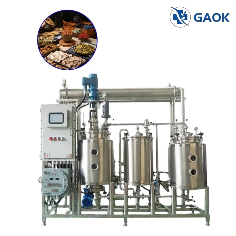 Ultrasonic Extraction Line for Herbal Seed Tinctures