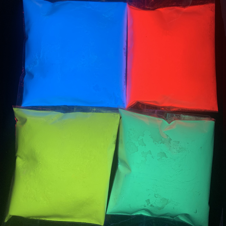 UV Fluorescent Powder 365nm Invisible Organic Anti-Counterfeiting Pigment Security Red Yellow Blue Green For Leather Pigments