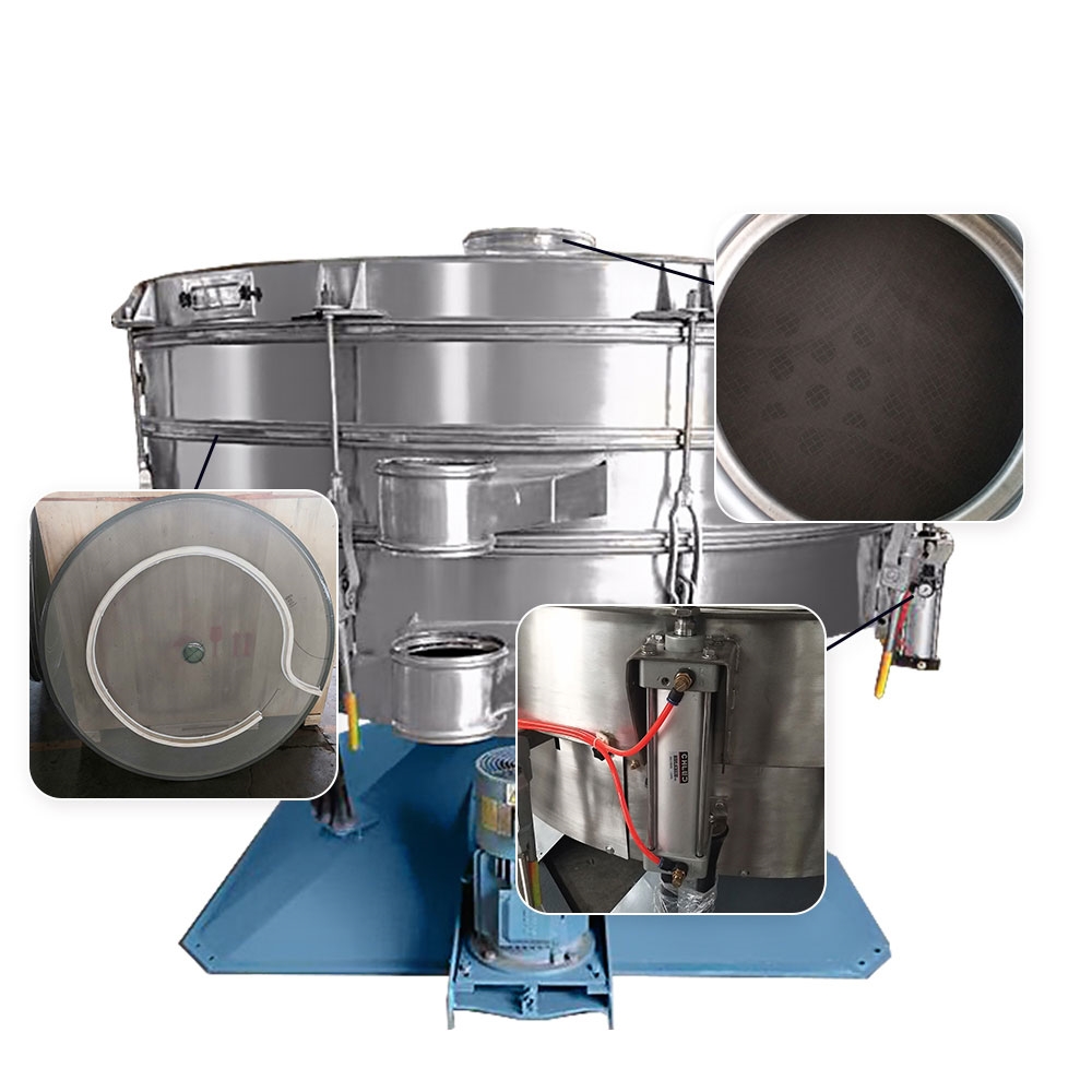 Food Tumbler Machine For Glucose Powder, Yeast And Vitamin Powder Sorting In Food Additive