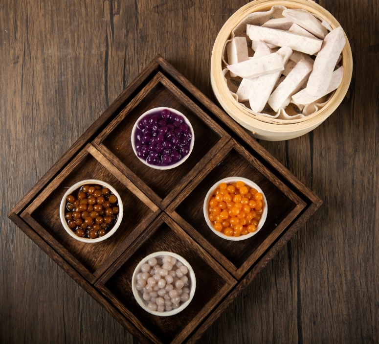 Natural Water Soluble Taro Flavor Solid Drink Powder OEM Private Label Bubble Tea Ingredient
