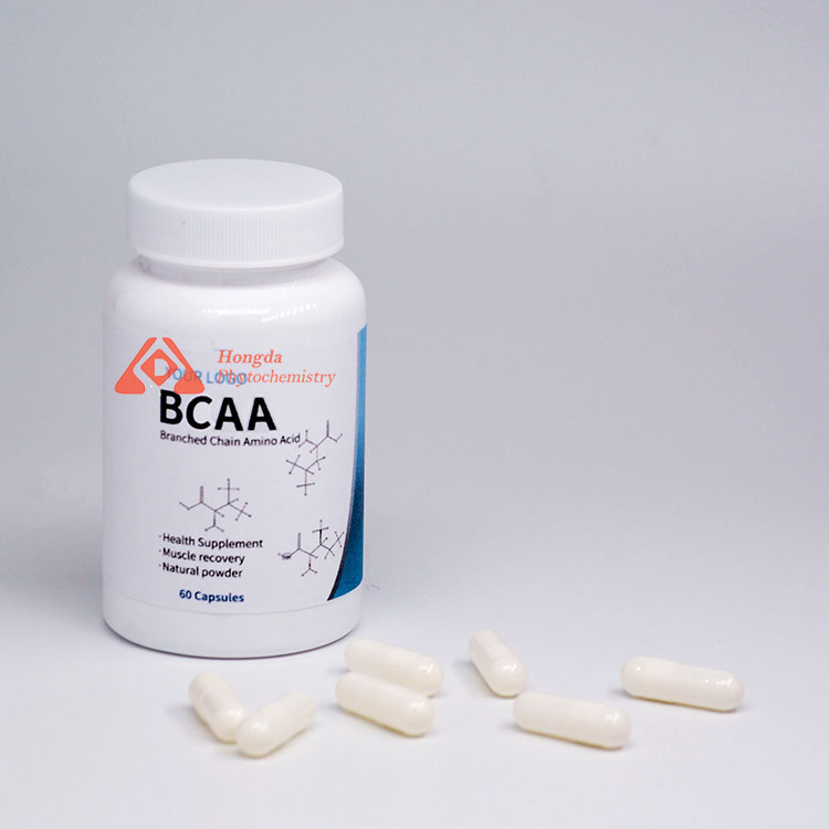 Hongda Supply Amino Acid BCAA 99% Supplement Powder Cas 69430-36-0 BCAA Powder