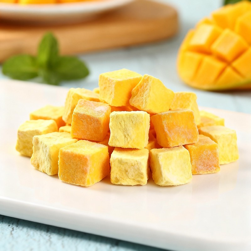 Intense Tropical Flavor Natural Orange Colorant Freeze Dried Powder for Beverages and Food Coloring Freeze Dried Mango Powder
