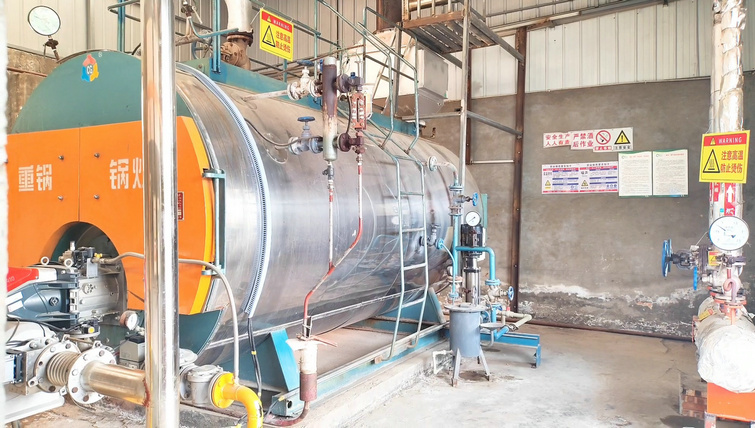 Industrial boiler system supporting plant extraction production at Diaries Biotech