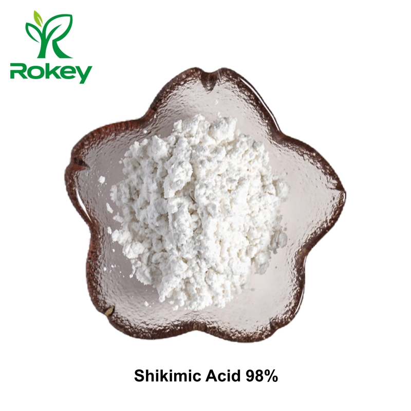 Premium-Grade 98% Purity Powder for Pharmaceutical &amp; Nutraceutical Applications - 98% Shikimic Acid Powder
