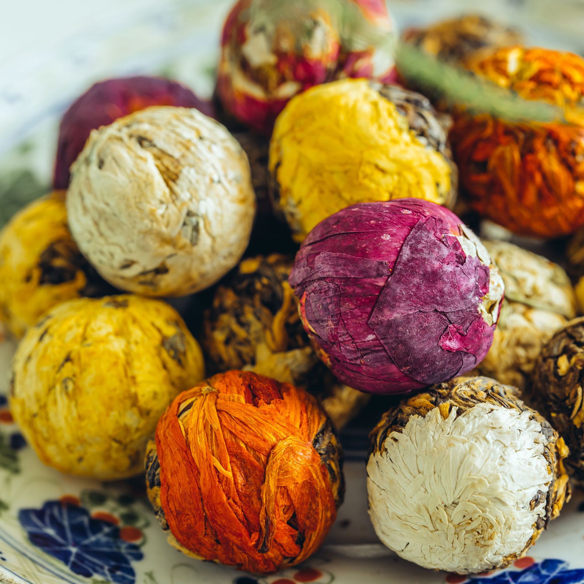 High Aroma Concentrated Blooming Tea Fine Craft Blooming Flower Tea Balls Dried Natural Edible Flower Tea Household Tea Brewing