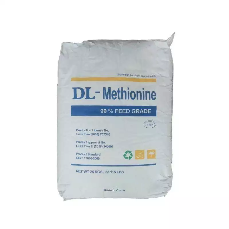 Feed Grade 99% Amino Acid Manufacturer Price 25Kg Dl-methionine Powder for Poultry