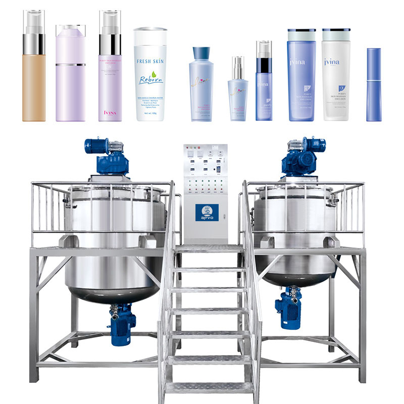 APVO 2023 Top Selling Making Product Line Mixing 3 Layers Heating And Cooling Food Mixer Machine