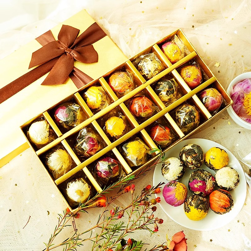Custom Packaging Options for Blooming Tea
