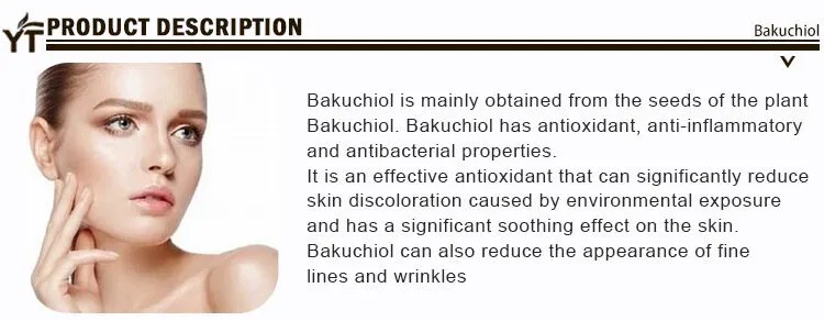 High Purity Bakuchiol 98% CAS 10309-37-2 Cosmetic Active Ingredient