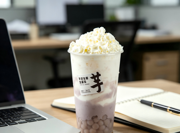 Natural Water Soluble Taro Flavor Solid Drink Powder OEM Private Label Bubble Tea Ingredient