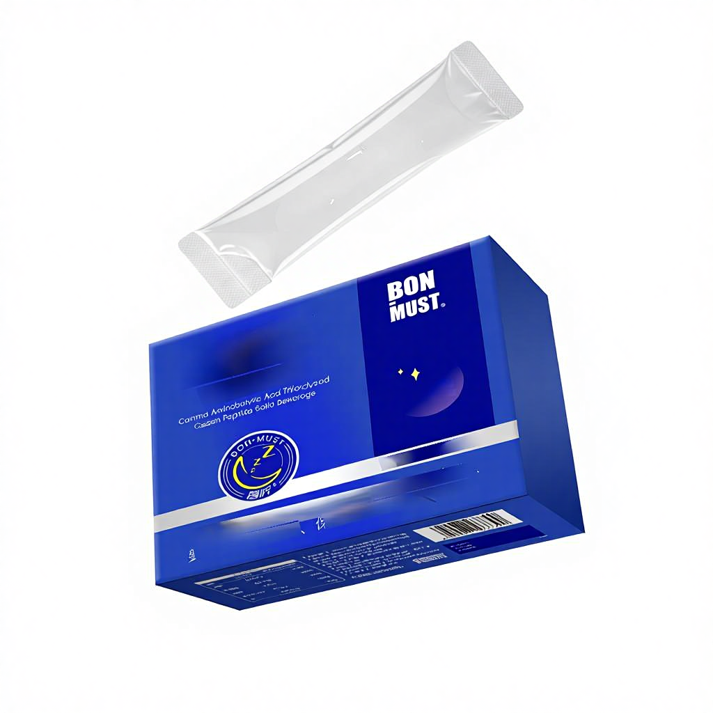 Sleep Support Solid Drink With GABA Hydrolyzed Casein Peptide 5 Night Ingredients Natural Sleep Aid Formula BON MUST
