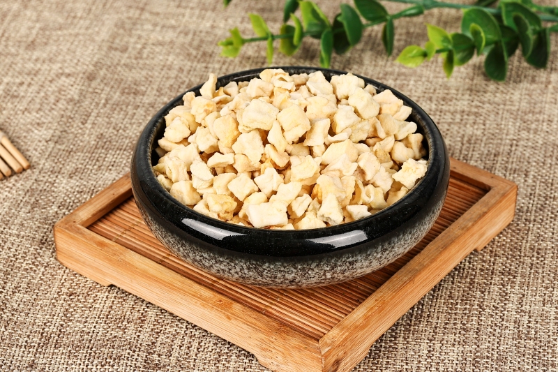 Dehydrated Apple Cubes Application