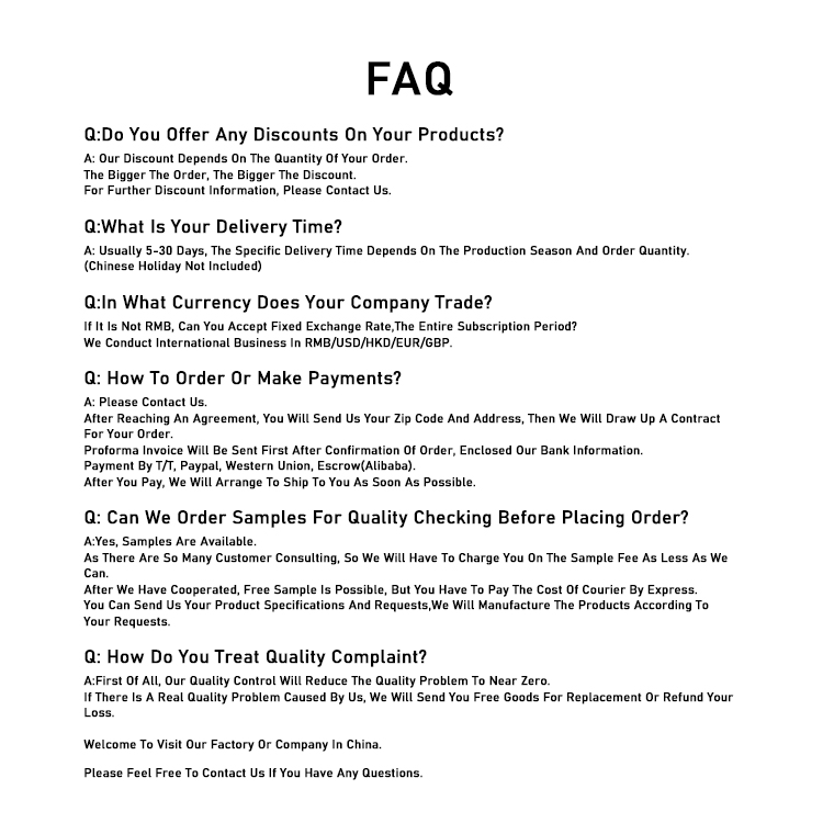FAQ Support