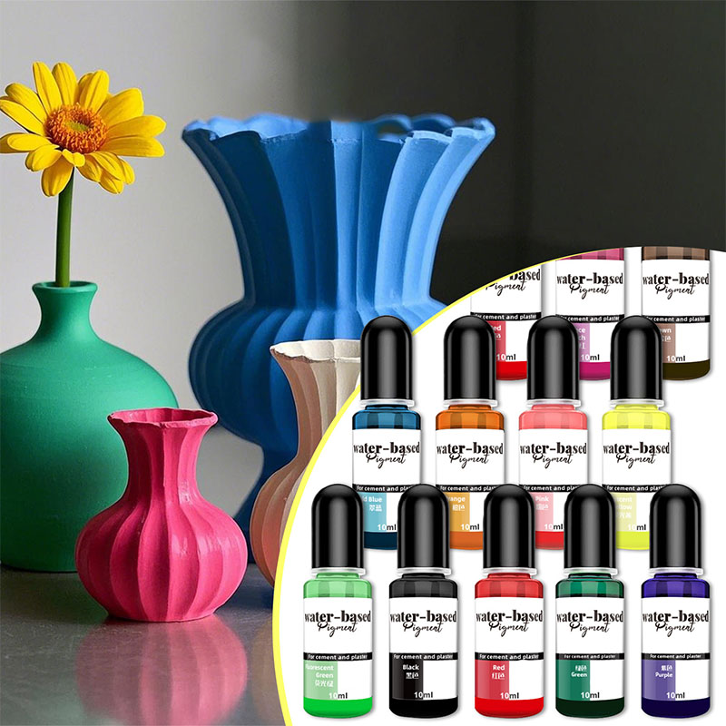 30 Tone 10ml High Concentration Water Based Dye Resin Pigment 20 Bottles 0.35 Fl Oz Each Alcohol Free Odorless Non Toxic